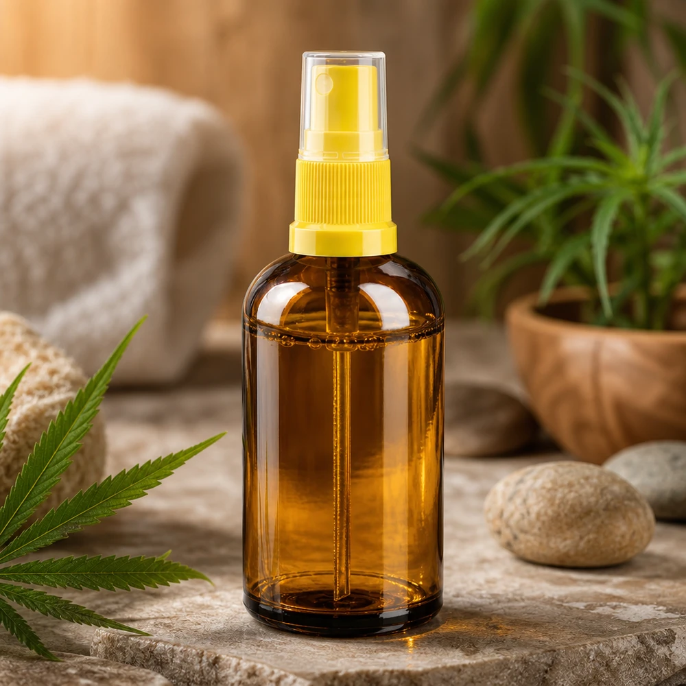 Milieuvriendelijke herbruikbare glazen spuitfles van 100 ml voor het duurzaam bewaren van cosmetica