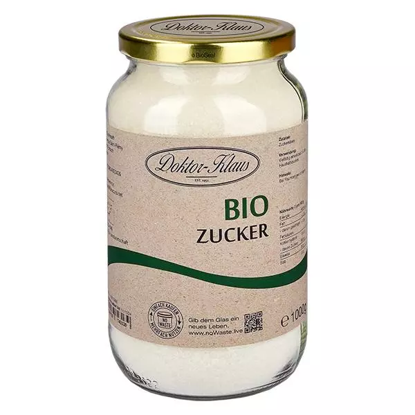 1000g biologische suiker Doktor-Klaus noWaste
