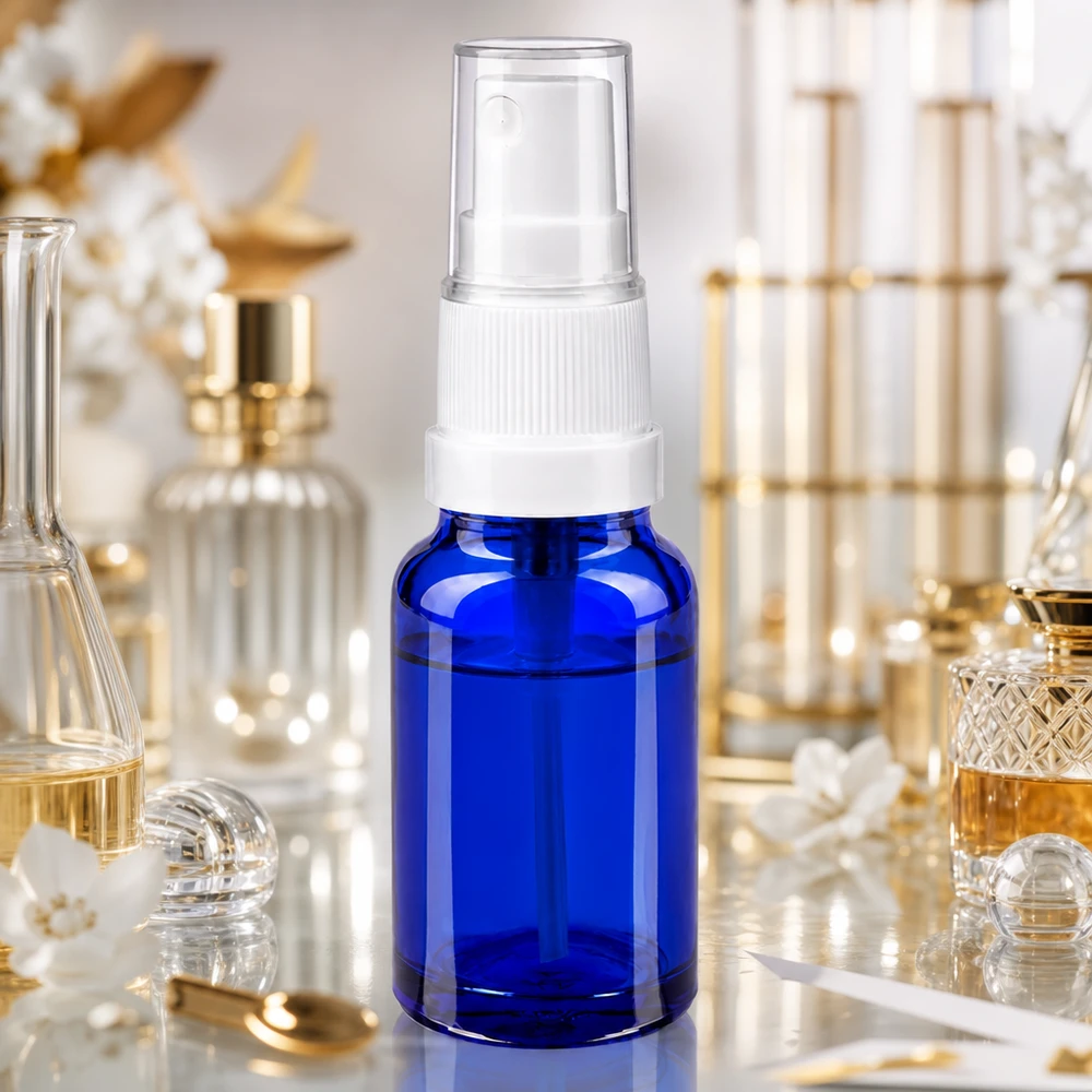 10ml spuitfles wit/tr. STD BlueLine UT18/10 10 ml spuitfles met robuust glas en ergonomisch ontwerp voor dagelijks gebruik