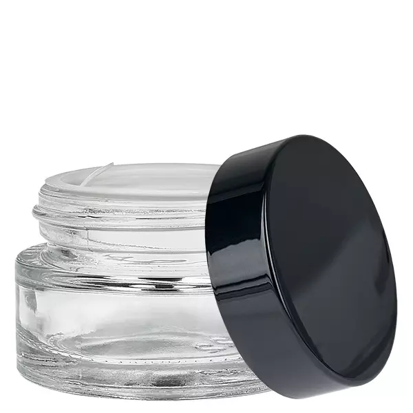 Glazen pot 20ml helder met deksel UNiTWIST Glazen pot 20ml helder met deksel UNiTWIST