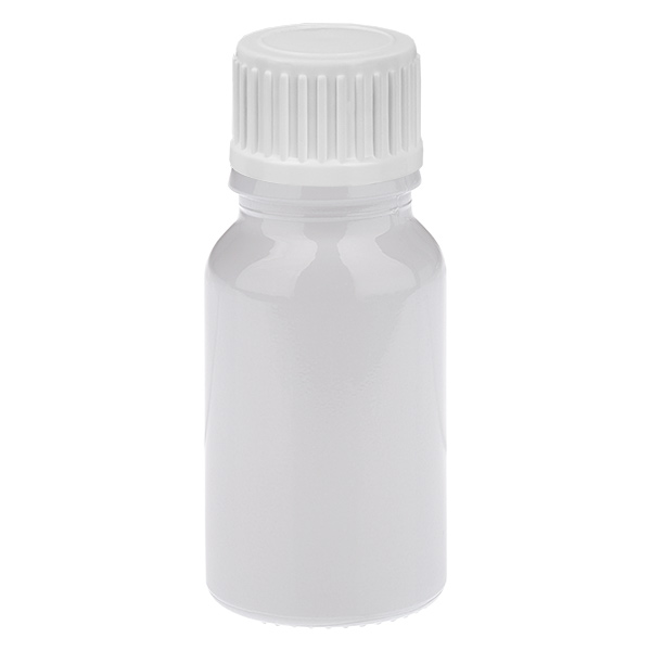 10 ml druppelflesje 0,9 mm wit standaarddop WhiteLine UT18/10