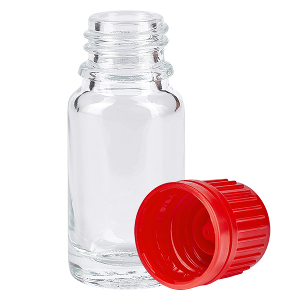 10ml flesje 11mm SV rood OV ClearLine UT18/10 10ml flesje 11mm SV rood OV ClearLine UT18/10