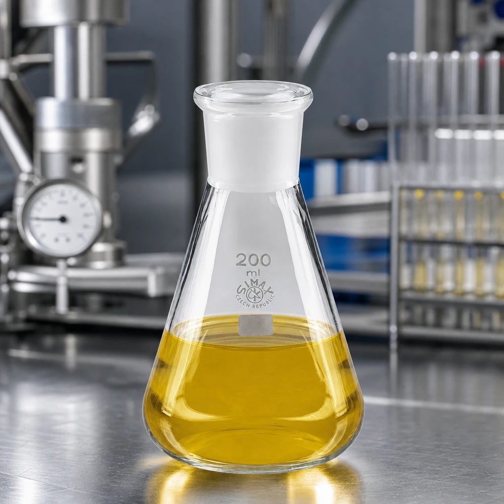 Erlenmeyer 200 ml nauwe hals borosilicaat met slijpstuk 29/32