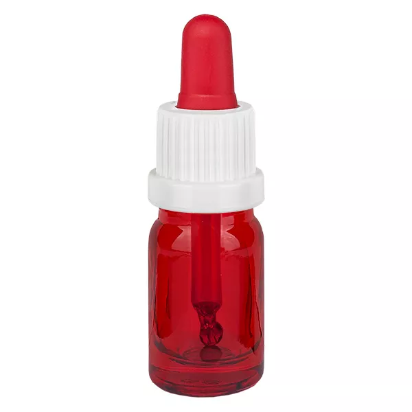 5ml pipetfles wit/rood OV RedLine UT18/5
