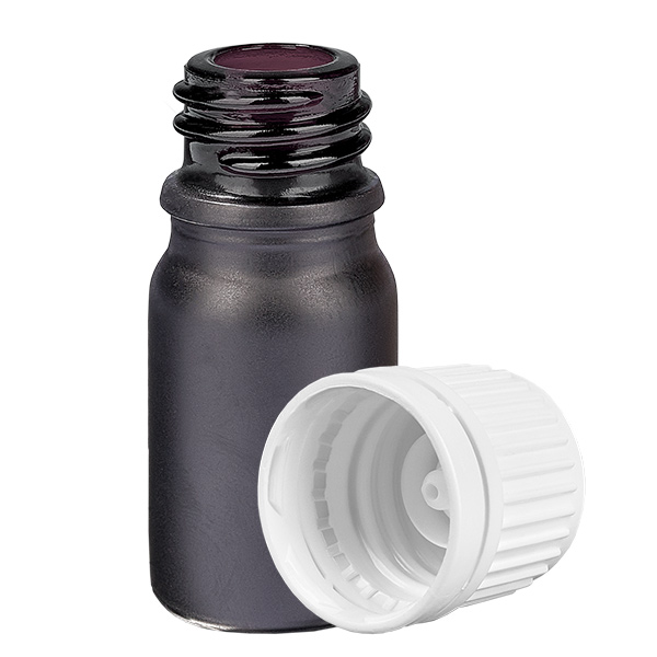 5ml fles 11mm SV wit OV BlackLine UT18/5 5ml fles 11mm SV wit OV BlackLine UT18/5
