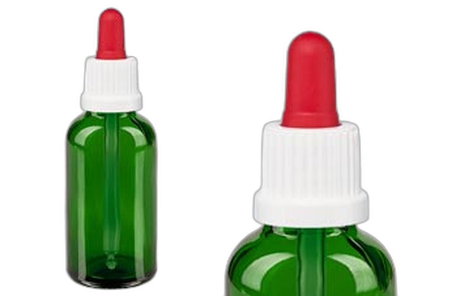 Groene flessen