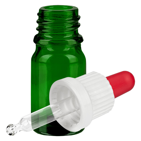 5ml pipetfles wit/rood OV GreenLine UT18/5 5ml pipetfles wit/rood OV GreenLine UT18/5