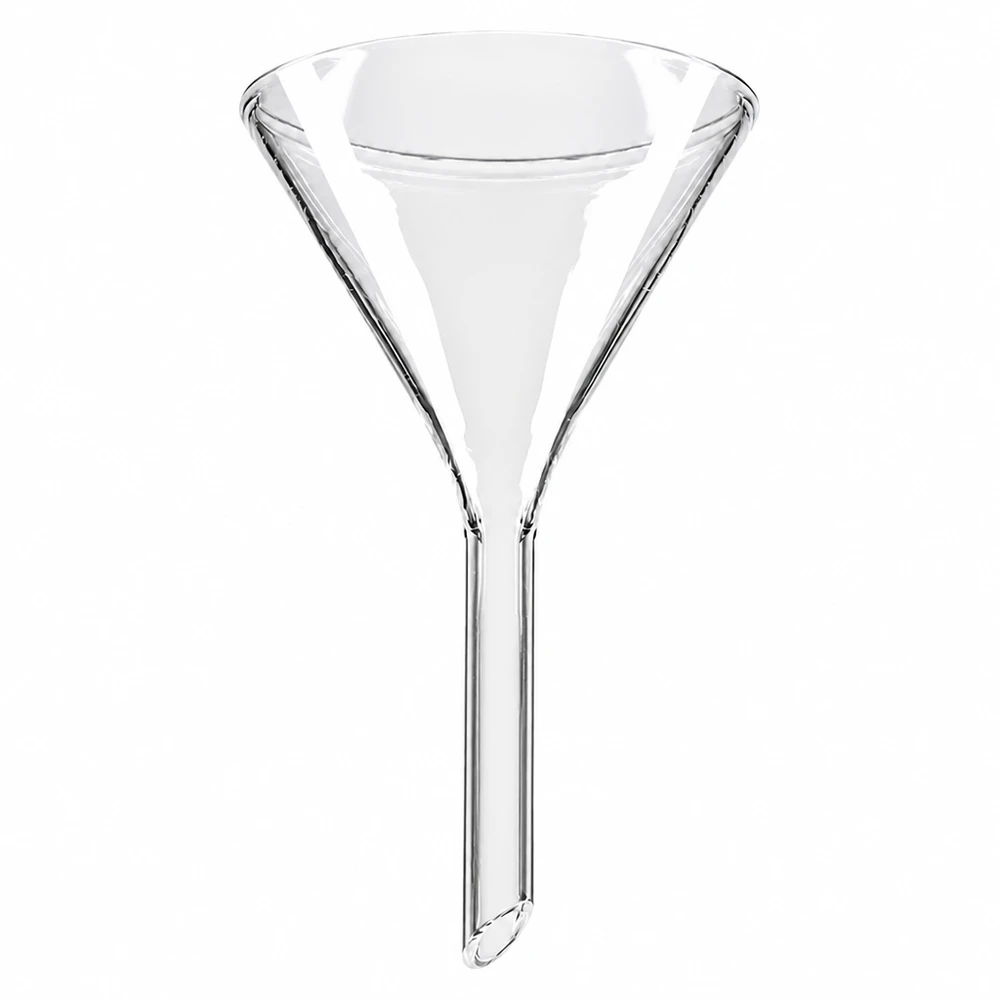 Borosilicaatglas trechter 55mm diameter met 60 graden hoek voor laboratoriumgebruik
