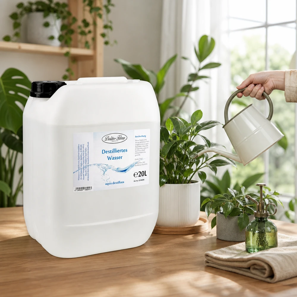 Doktor-Klaus gedestilleerd water 20 liter jerrycan ideaal voor plantenverzorging en tuinirrigatie