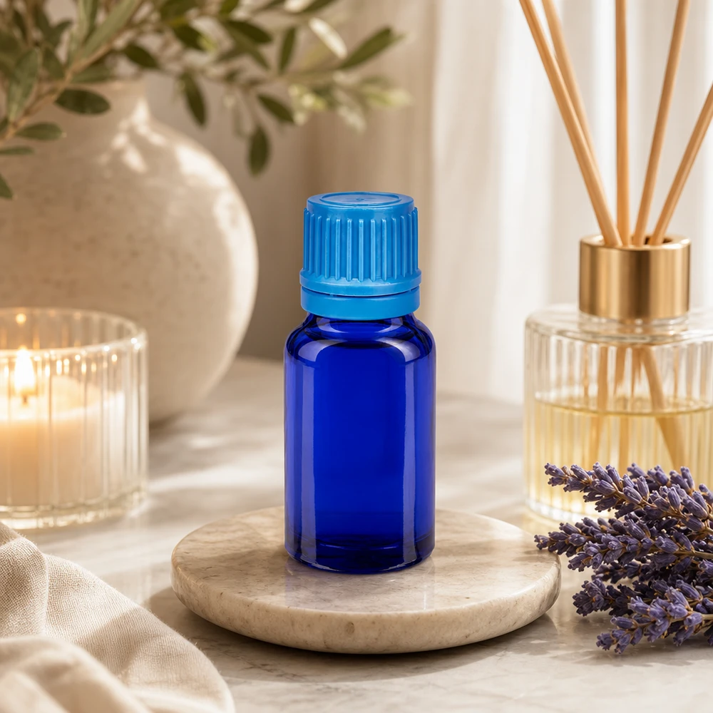 Veelzijdig glazen flesje van 10 ml voor doe-het-zelfcosmetica en zelf gemengde geuroliën