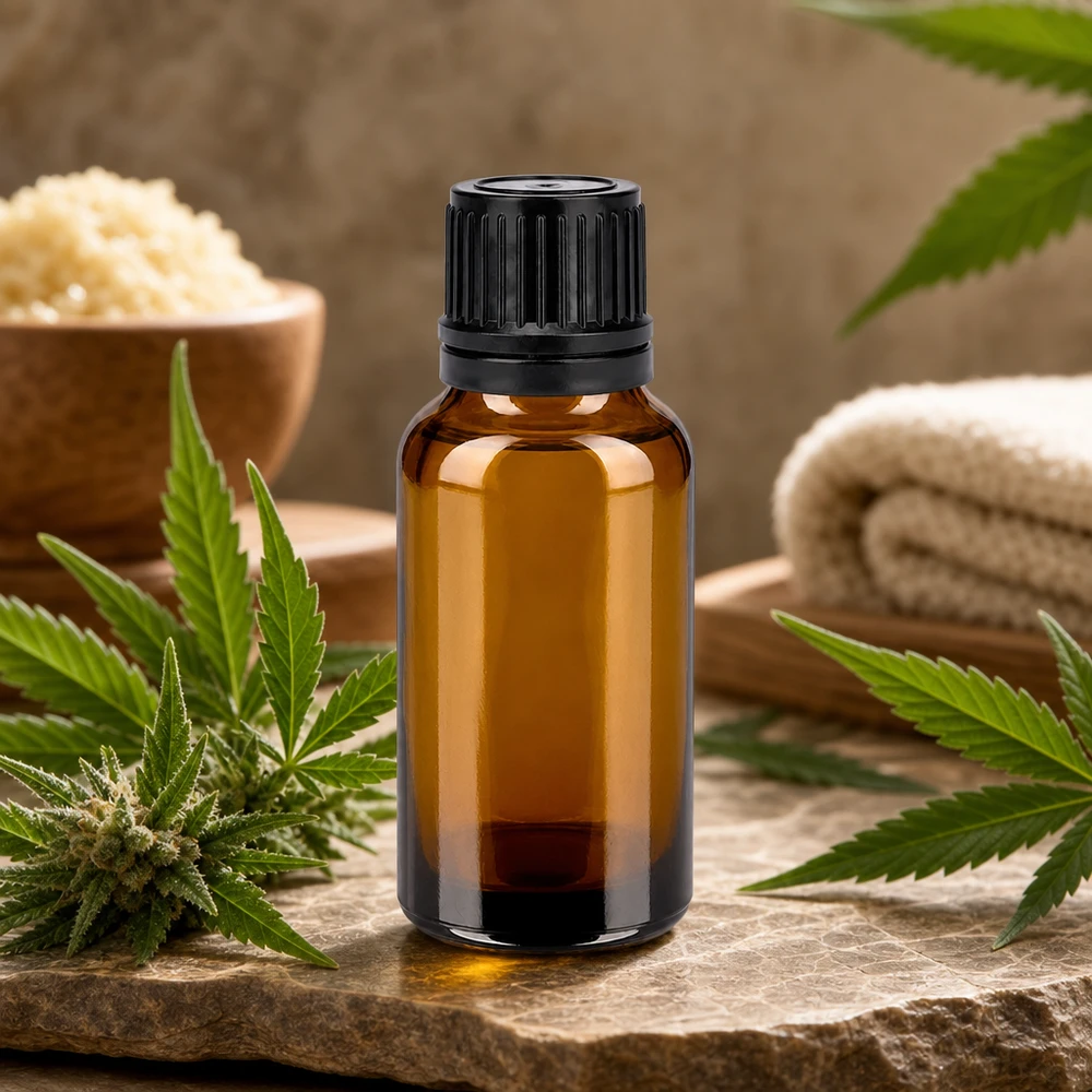 Professionele glazen fles van 20 ml met UT18/20 schroefdraad geschikt voor laboratoria en apotheken