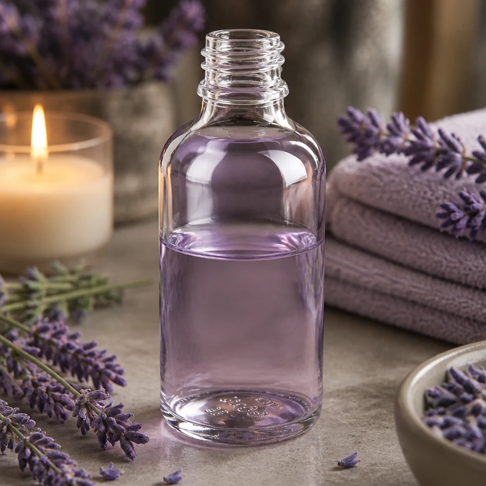 Apothekersfles ApoGlas 50 ml met schroefdraad gemaakt van hoogwaardig helder borosilicaatglas