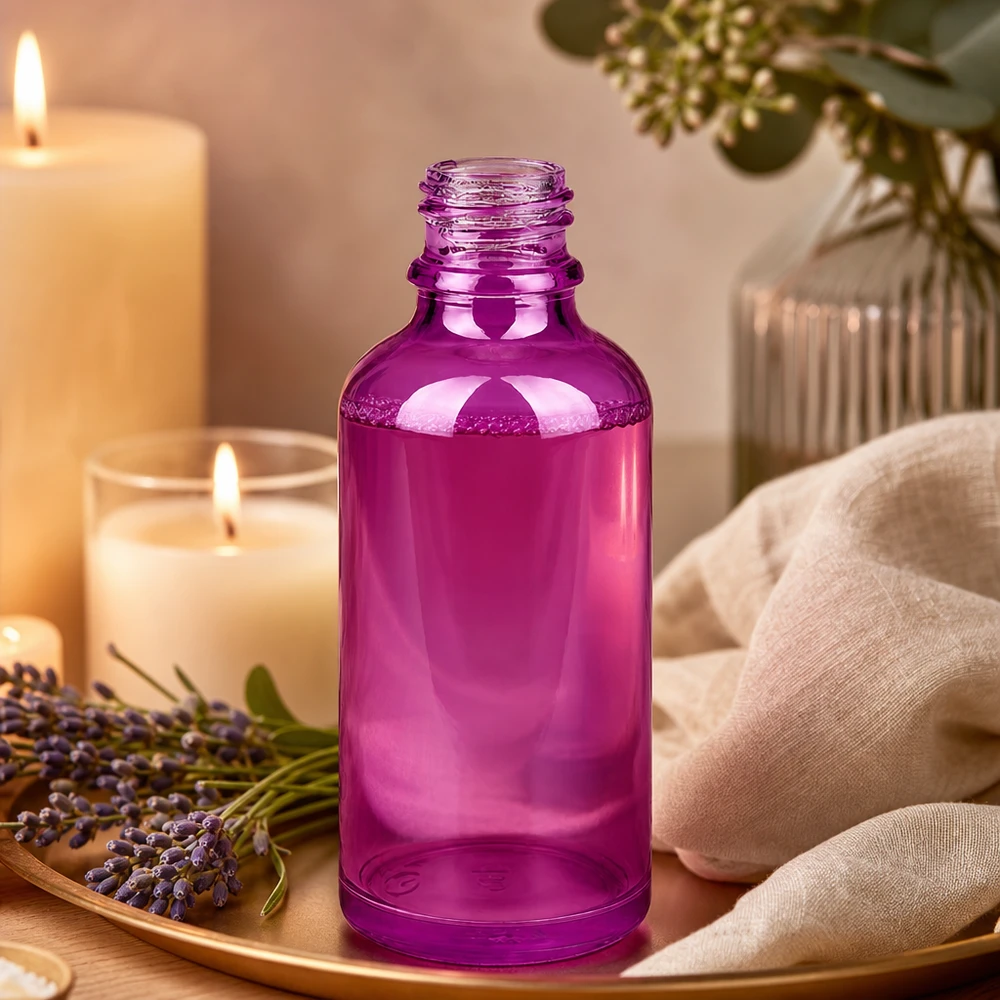 PurpleLine apothekersfles UT18/50 UNiTWIST 50ml met glad oppervlak voor veilig gebruik