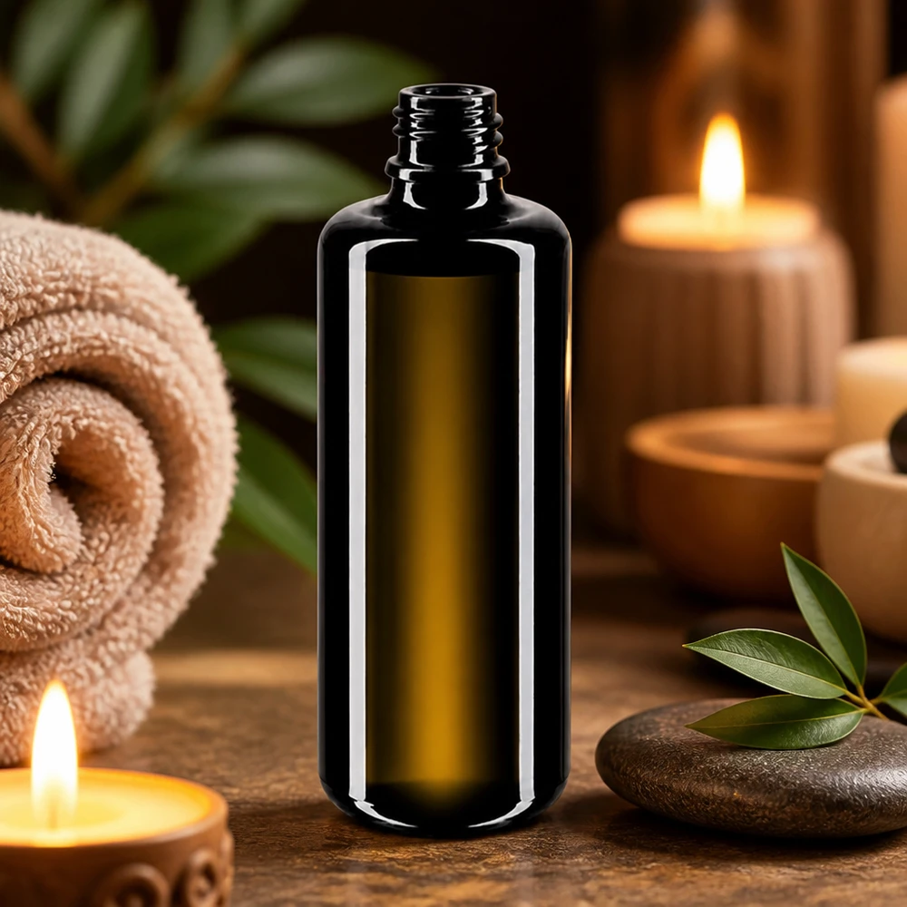 Professionele 50ml Orion druppelfles van robuust Miron violet glas voor therapeutische toepassingen