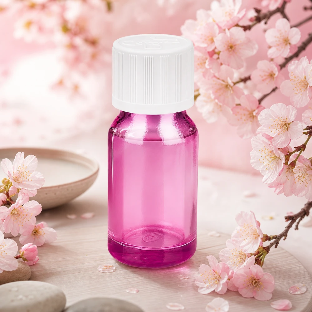 10ml druppelflesje 1.2mm wit standaard kindveilige PurpleLine.UT18/10 10ml flesje met precieze druppelaarinzet voor huidverzorging en -behandelingen ter plaatse