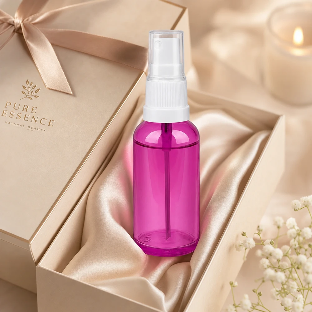 Praktische 50 ml sprayflacon met fijne spuitnevel voor een gelijkmatige verdeling van het product