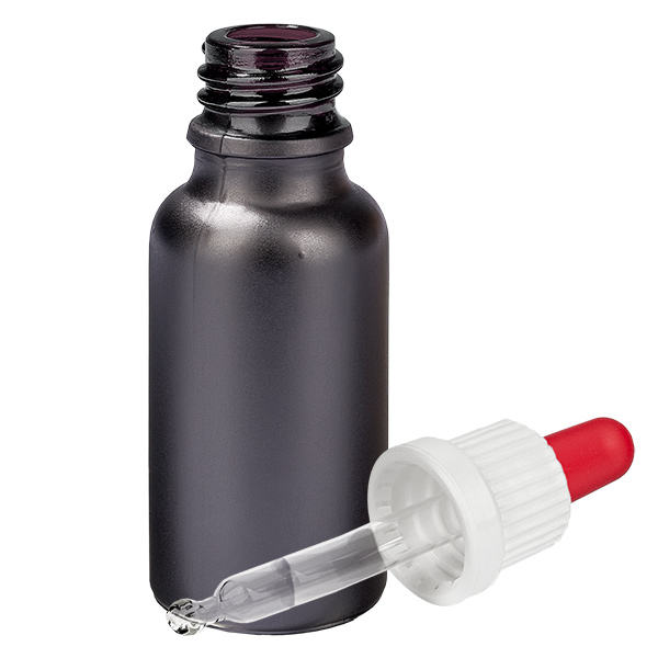 20ml pipetfles wit/rood OV BlackLine UT18/20 20ml pipetfles wit/rood OV BlackLine UT18/20