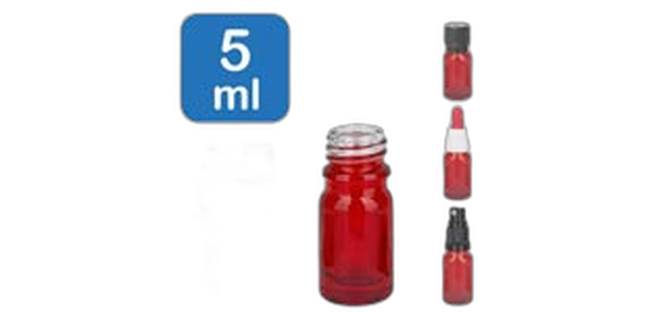 5ml RedLine apothekersflesjes