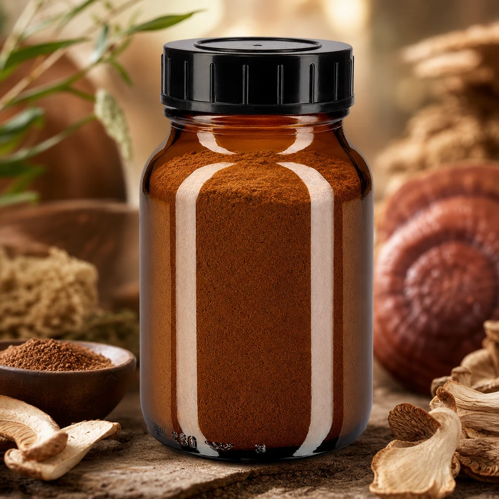 Robuuste fles met brede hals van amberkleurig apothekersglas 250 ml met UV-bescherming en schroefdop