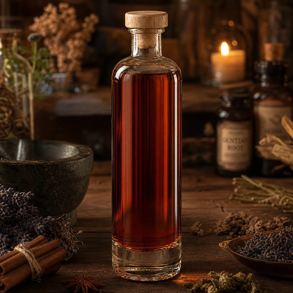 500 ml glazen fles Ella met houten handgreepkurk UNiTWIST®