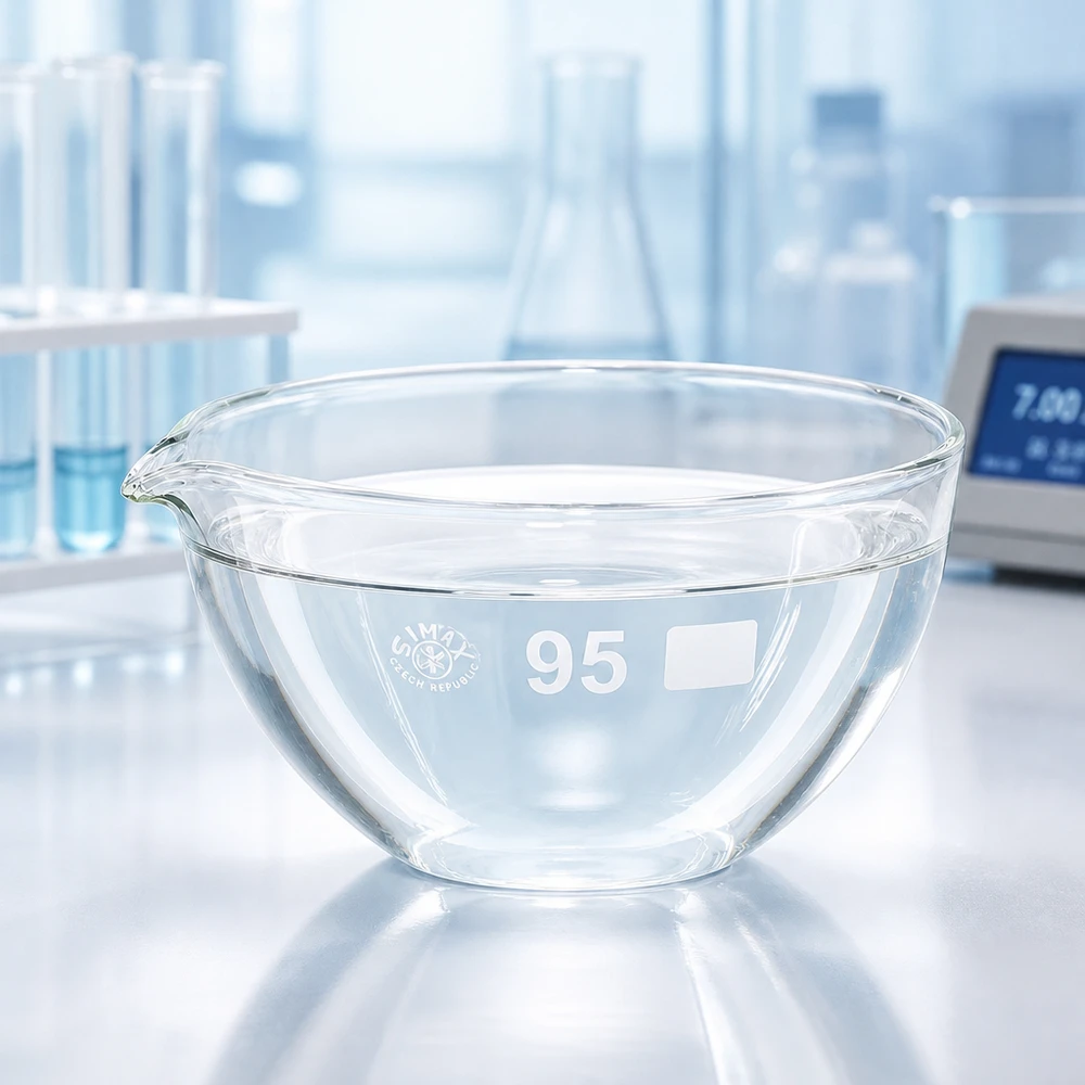 Professionele laboratoriumapparatuur 170ml verdampingsschaal met schenktuit van hoogwaardig glas