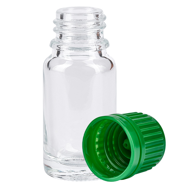 10ml flesje 11mm SV groen OV ClearLine UT18/10 10ml flesje 11mm SV groen OV ClearLine UT18/10