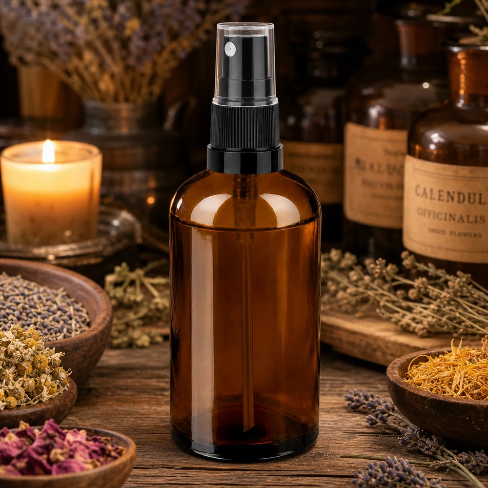 Premium 100ml sprayflacon van apothekerskwaliteit voor therapeutische oliën en tincturen