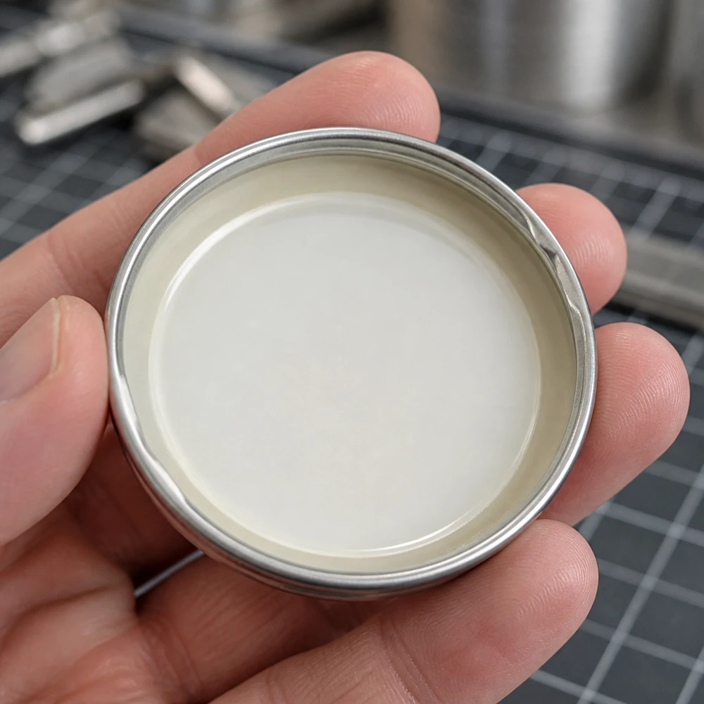 100 mm BasicSeal-deksel, matzilver (TO100) UN.. Inmaakdeksel BasicSeal 100 mm TO100 matzilver, afdichtingsring aan de binnenkant zichtbaar