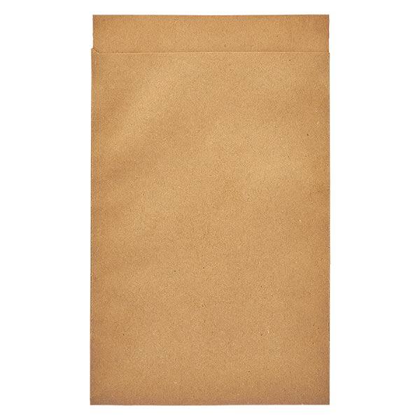 100 papieren zakken 63 x 93 + 14 mm klep 100 papieren zakken 63 x 93 + 14 mm klep