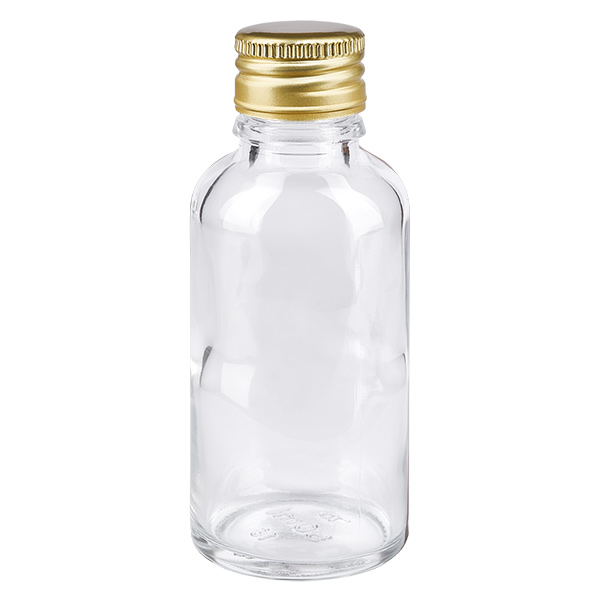 30ml flacon 11mm SV aluminium-goud STD ClearL. UT18/30