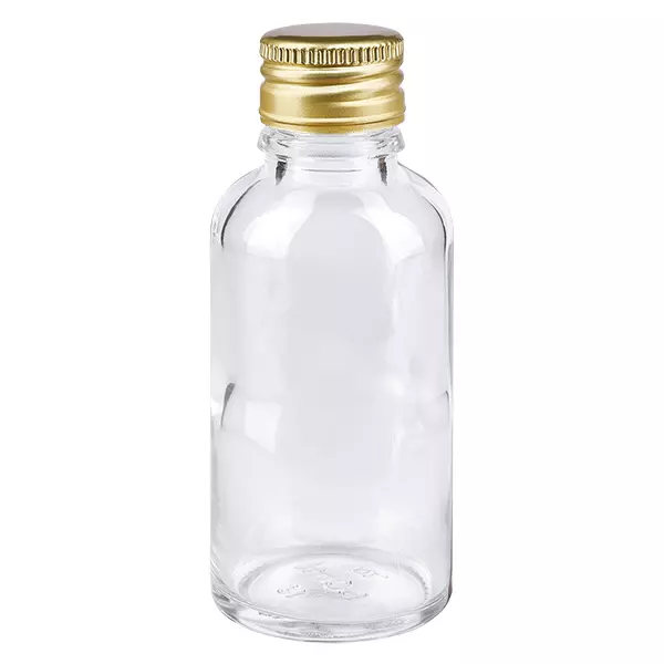 30ml flacon 11mm SV aluminium-goud STD ClearL. UT18/30 30ml flacon 11mm SV aluminium-goud STD ClearL. UT18/30