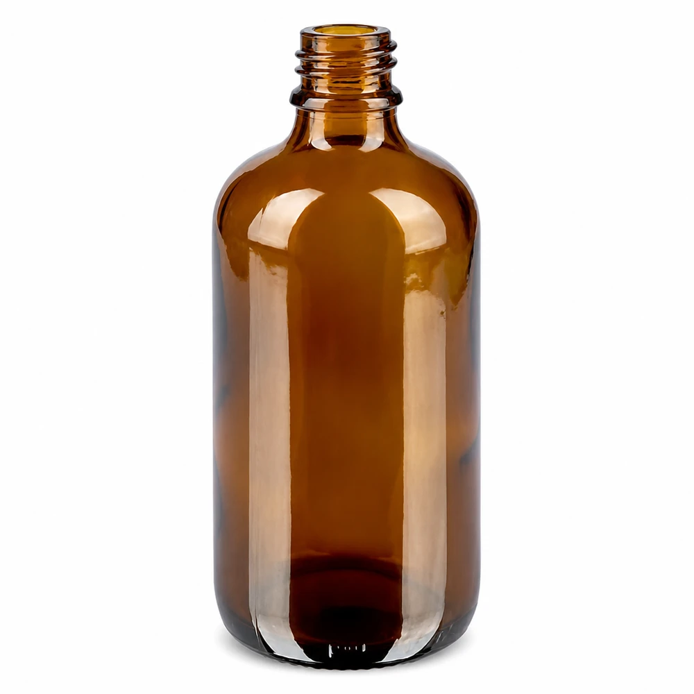 100ml druppelfles 1mm zwart OV BrownLine UT18/100 BrownLine druppelfles 100ml UV-bescherming met bruin glas en zwarte dop