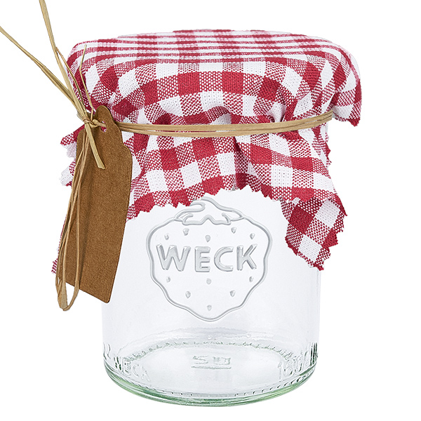 Stoffen sieraden doily bordeaux geruit 120x120mm vierkant