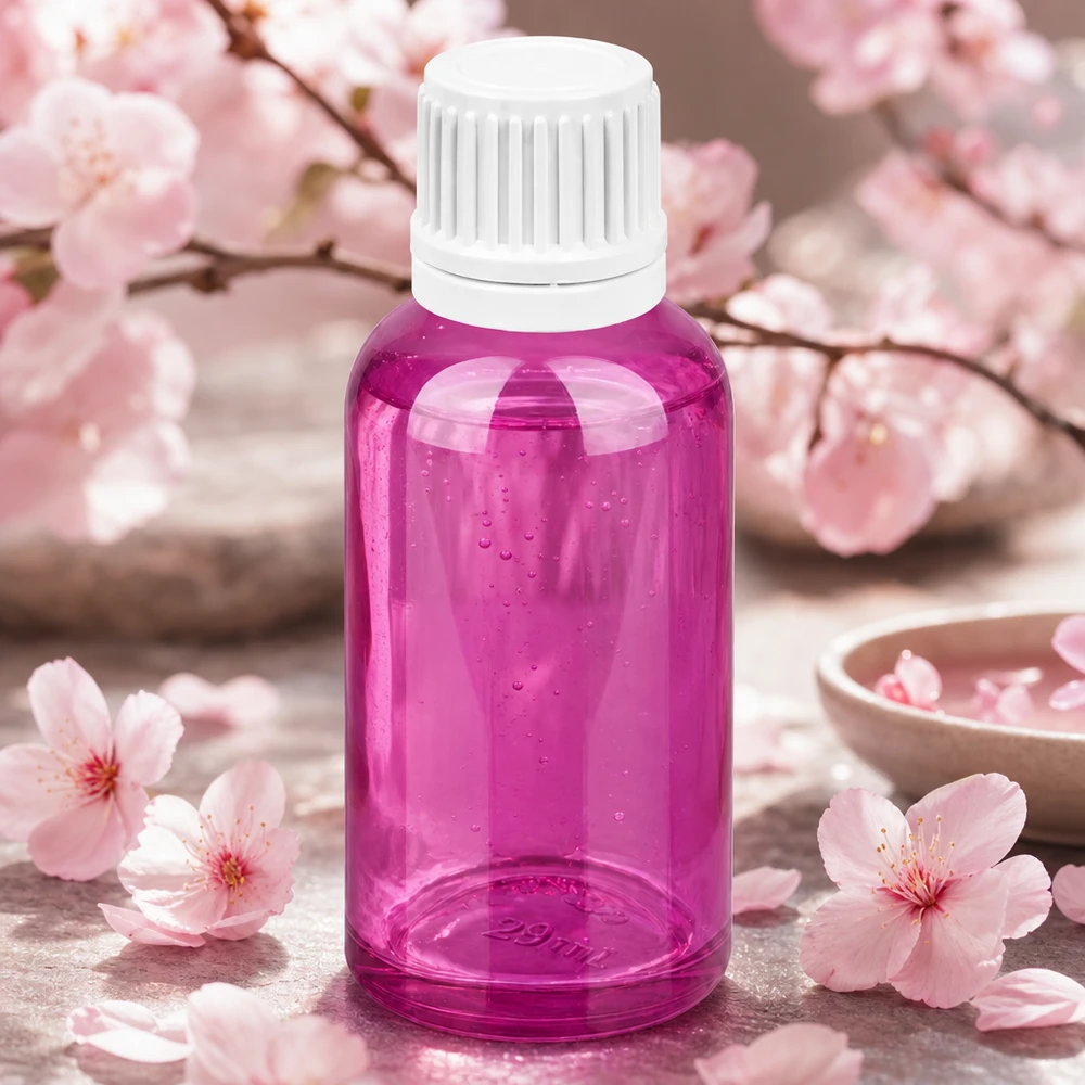 30ml druppelfles 0.7mm wit Originality schroefdop PurpleLine UT18/30 30 ml doseerfles in violet met precieze 0,7 mm opening voor druppelprecies doseren