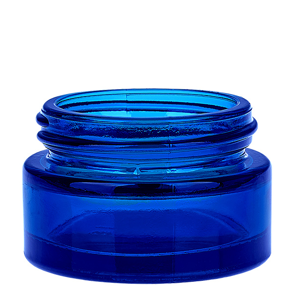 Glazen pot 20ml blauw met deksel UNiTWIST Glazen pot 20ml blauw met deksel UNiTWIST