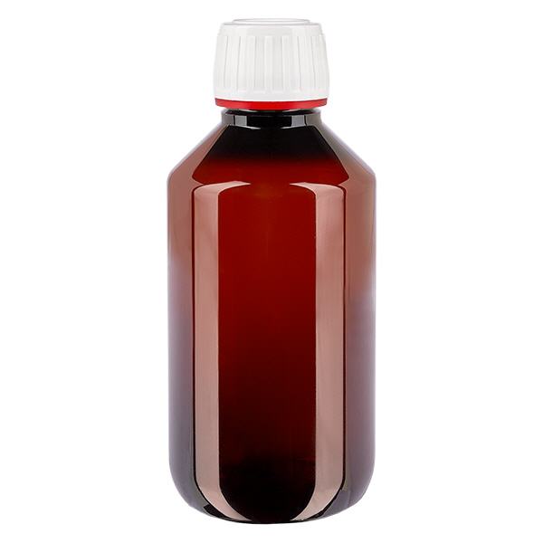 PET-fles 200ml met witte flip-top dop. PET-fles 200ml met witte flip-top dop.