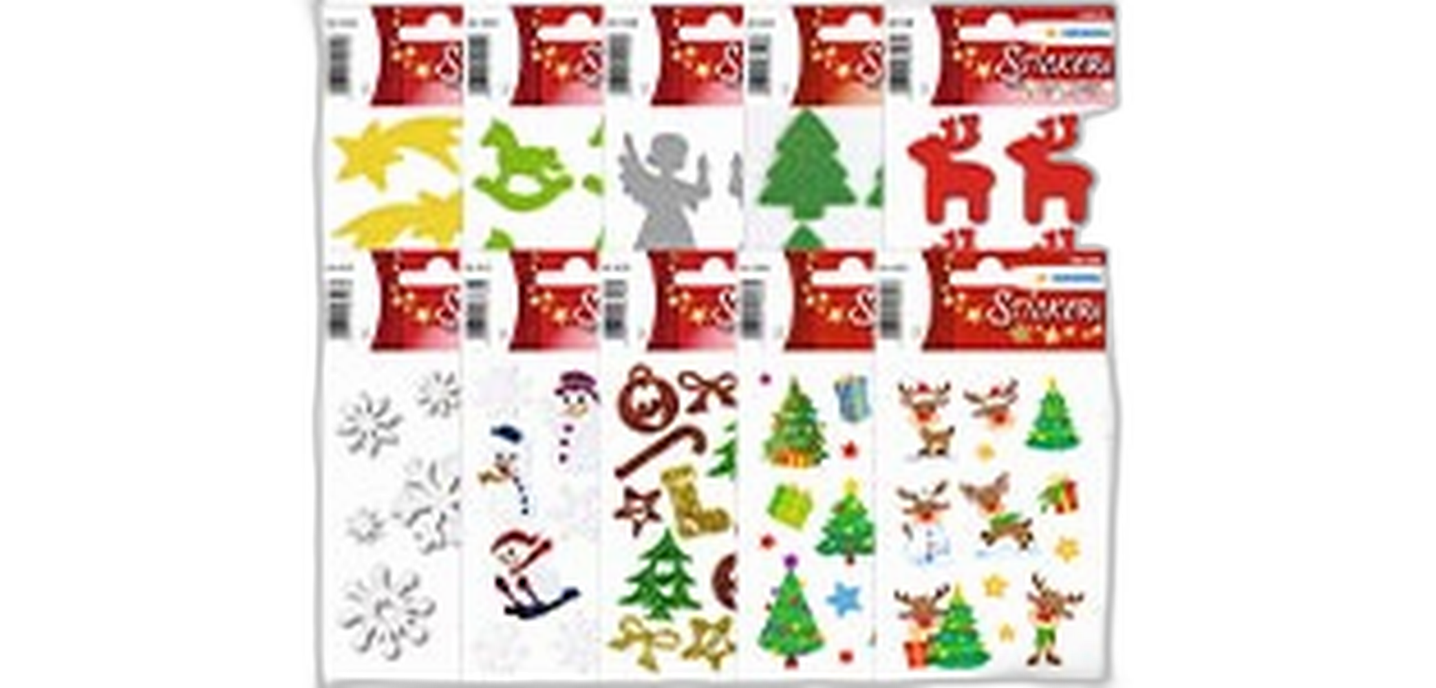 Kerstmis etiketten