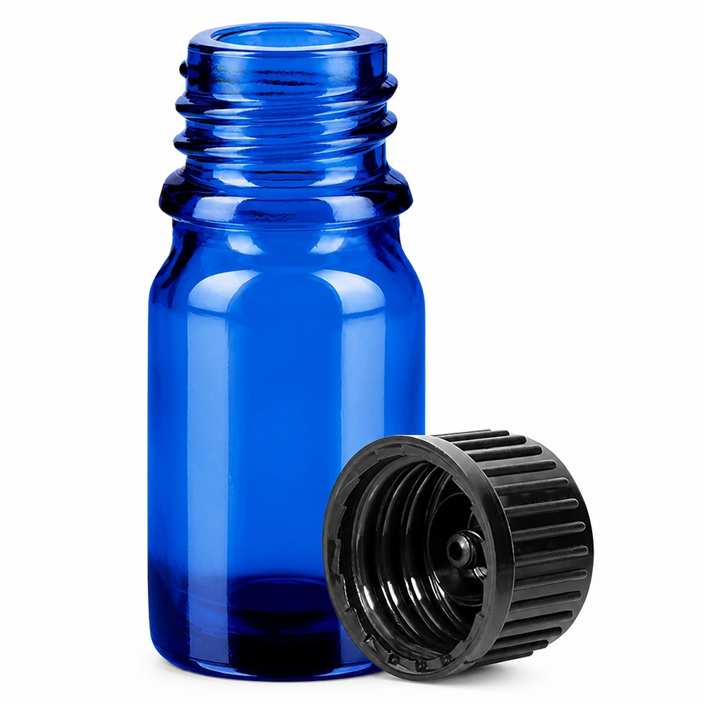 Professionele 5ml BlueLine fles met standaard schroefdraad voor medische toepassingen