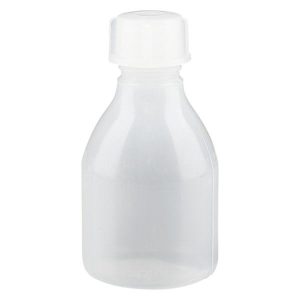 Nauwe hals laboratoriumfles 30ml met schroefsluiting Nauwe hals laboratoriumfles 30ml met schroefsluiting
