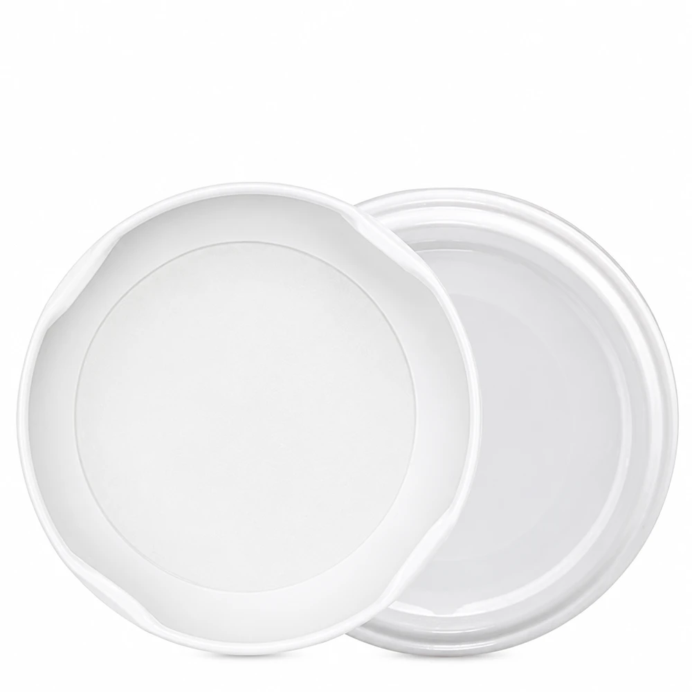 66mm BioSeal deksel wit (TO66) UNiTWIST UNiTWIST TO66 hygiënische inmaakdeksels, wit, BioSeal unitemp, voor jam en conserven