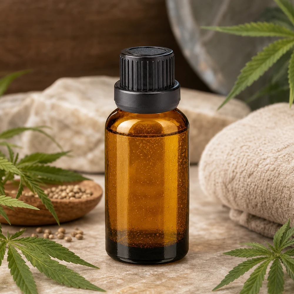 Medicinaal 20ml amberkleurig glazen flesje met 2mm druppelaar voor therapeutische oliën