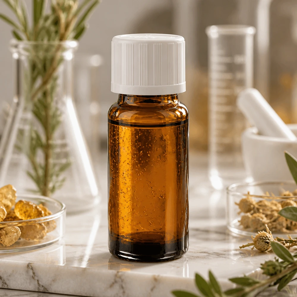 Bruine glazen fles 10ml met wit schroefsluiting kinderslot St Lichtbeschermde druppelfles 10 ml Apoglas bruin met witte veiligheidsschroefdop