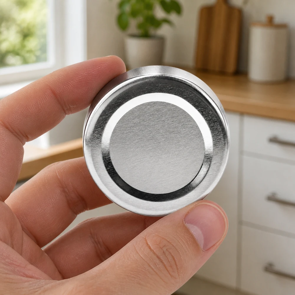 58 mm BasicSeal-deksel, zilver (TO58deep) UNiTWIST Zilveren 58 mm conservendeksel BasicSeal UNiTWIST TO58deep voor in de keuken