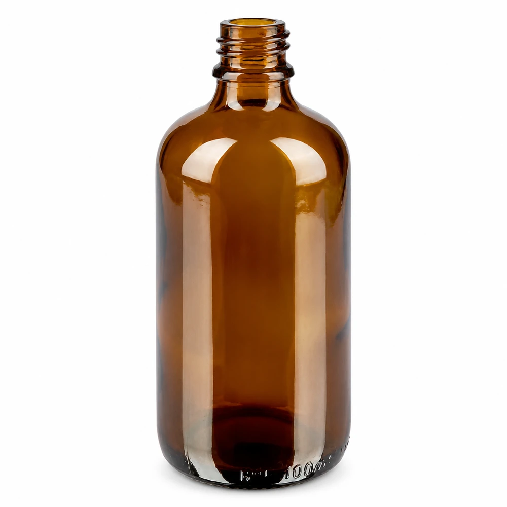 100ml BrownLine druppelfles van getint glas voor UV-gevoelige stoffen