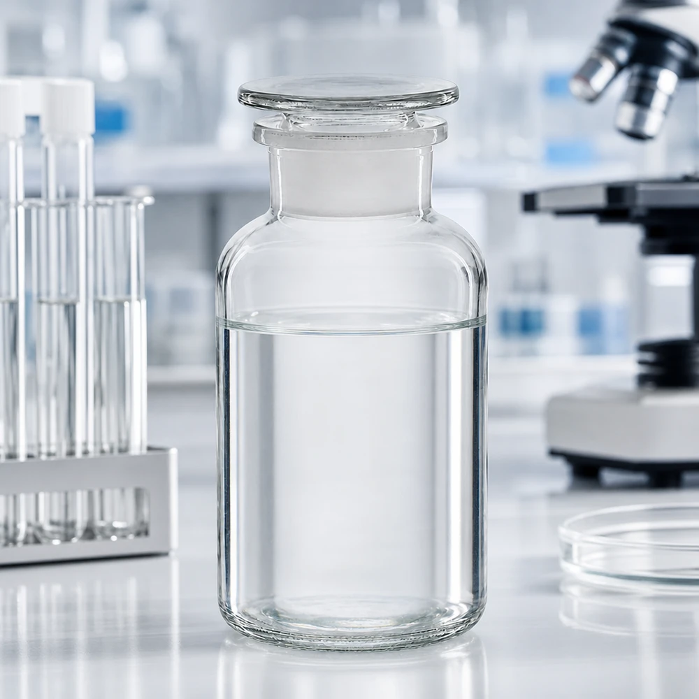 Halfgevulde breedhalsfles van 500 ml, transparant, met een platte glazen deksel voor vloeistoffen