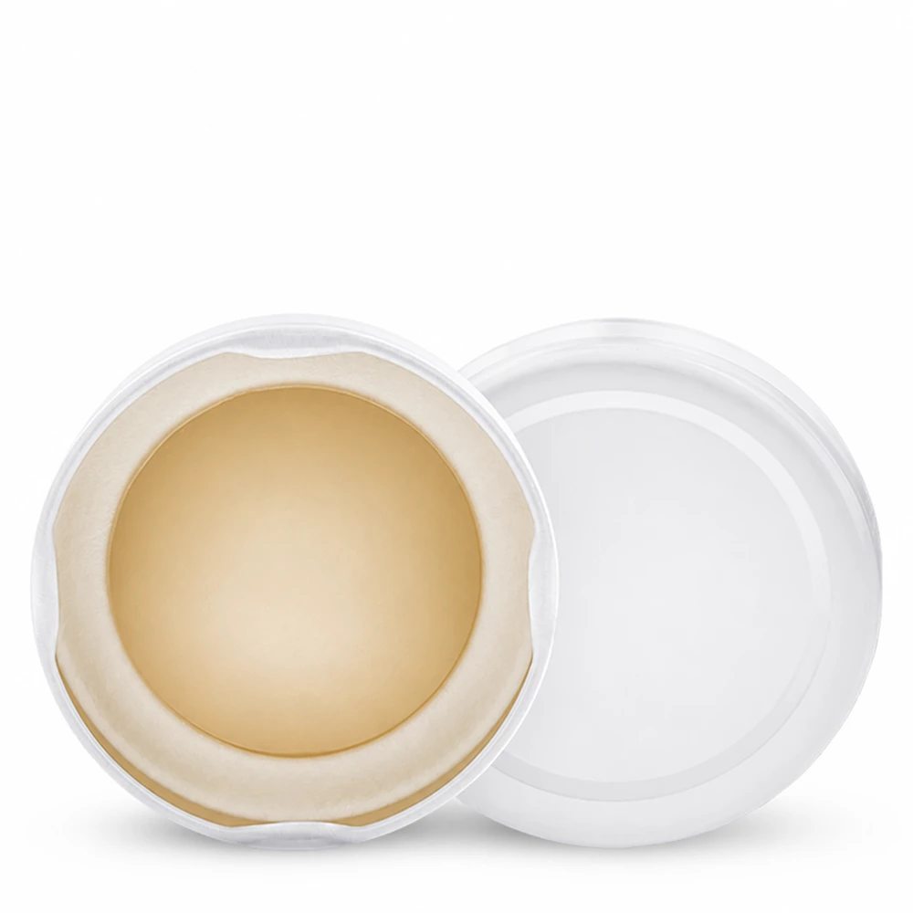 Witte metalen deksel 58 mm TO58deep zonder glas, liggend, bovenaanzicht UNiTWIST BasicSeal