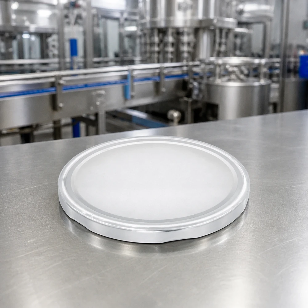 100mm BasicSeal deksel wit (TO100) UNiTWIST BasicSeal TO100 deksel 100 mm wit voor inmaakpotten voor professionele voedselproductie