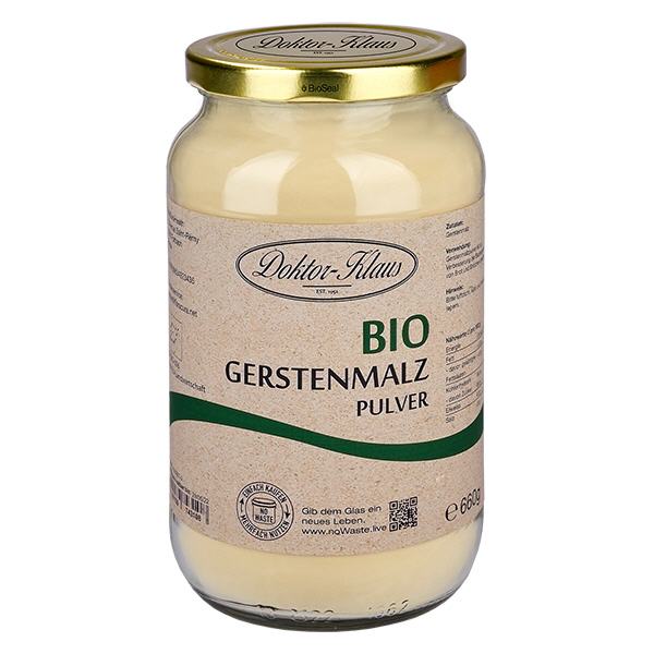 450 g biologisch gerstemoutpoeder Doktor-Klaus noWaste 450 g biologisch gerstemoutpoeder Doktor-Klaus noWaste
