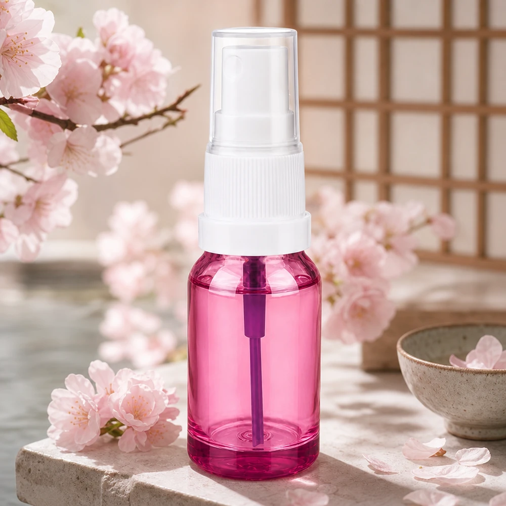 10ml spuitfles wit/transparant Standaard PurpleLine UT18/10 Compact glazen flesje van 10 ml met sprayfunctie, ideaal voor aromatherapietoepassingen