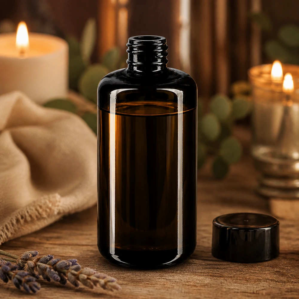 Aromatherapie flesje Draco 200ml gemaakt van Miron violet glas voor doe-het-zelf cosmetica en natuurgeneeskunde
